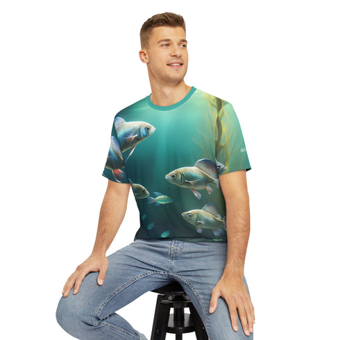 School of Fish Short Sleeve Rash Guard UPF 50+